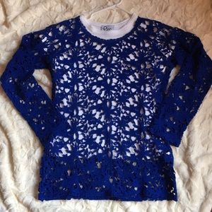 AGN Royal Blue Tunic. Size Large.